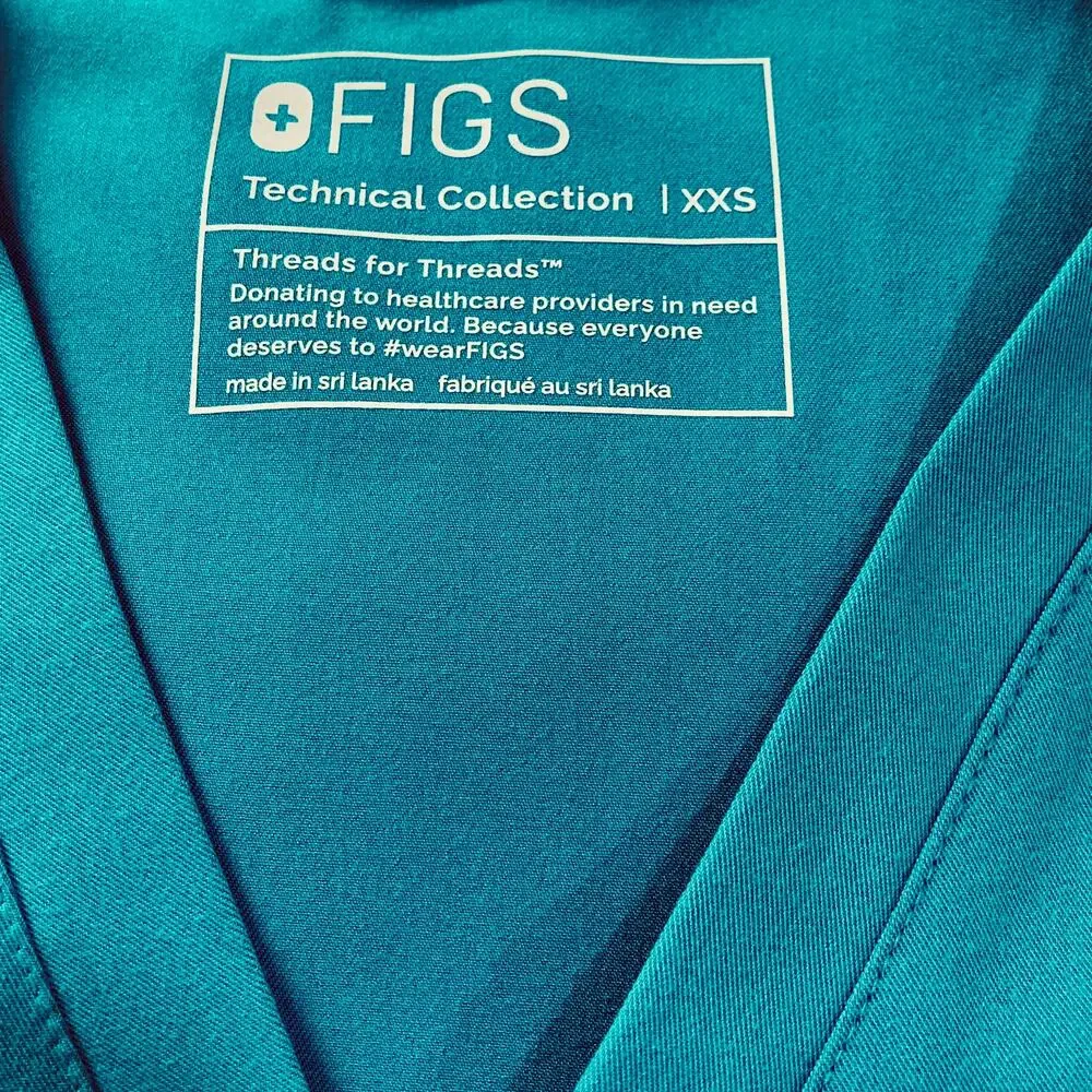 Figs Technical Collection Casma scrub top ladies stretch short sleeve med top